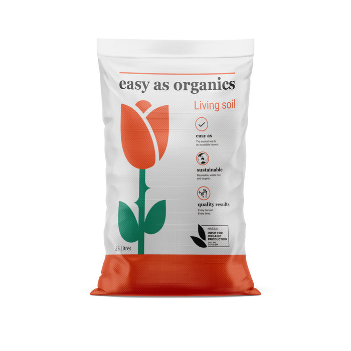 Hydroponic Medium - Easy As Organics Living Soil 25L Bags