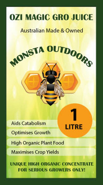 Hydroponic Nutrient - Ozi Magic Monsta Outdoors 1ltr