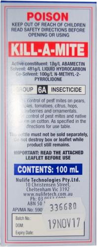 KILL-A-MITE — Fran's Hydroponics