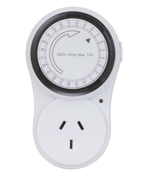 Timers And Control - 24hr Mechanical Timer - Pin Set15min On/off